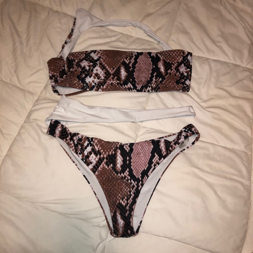 snake design bikini